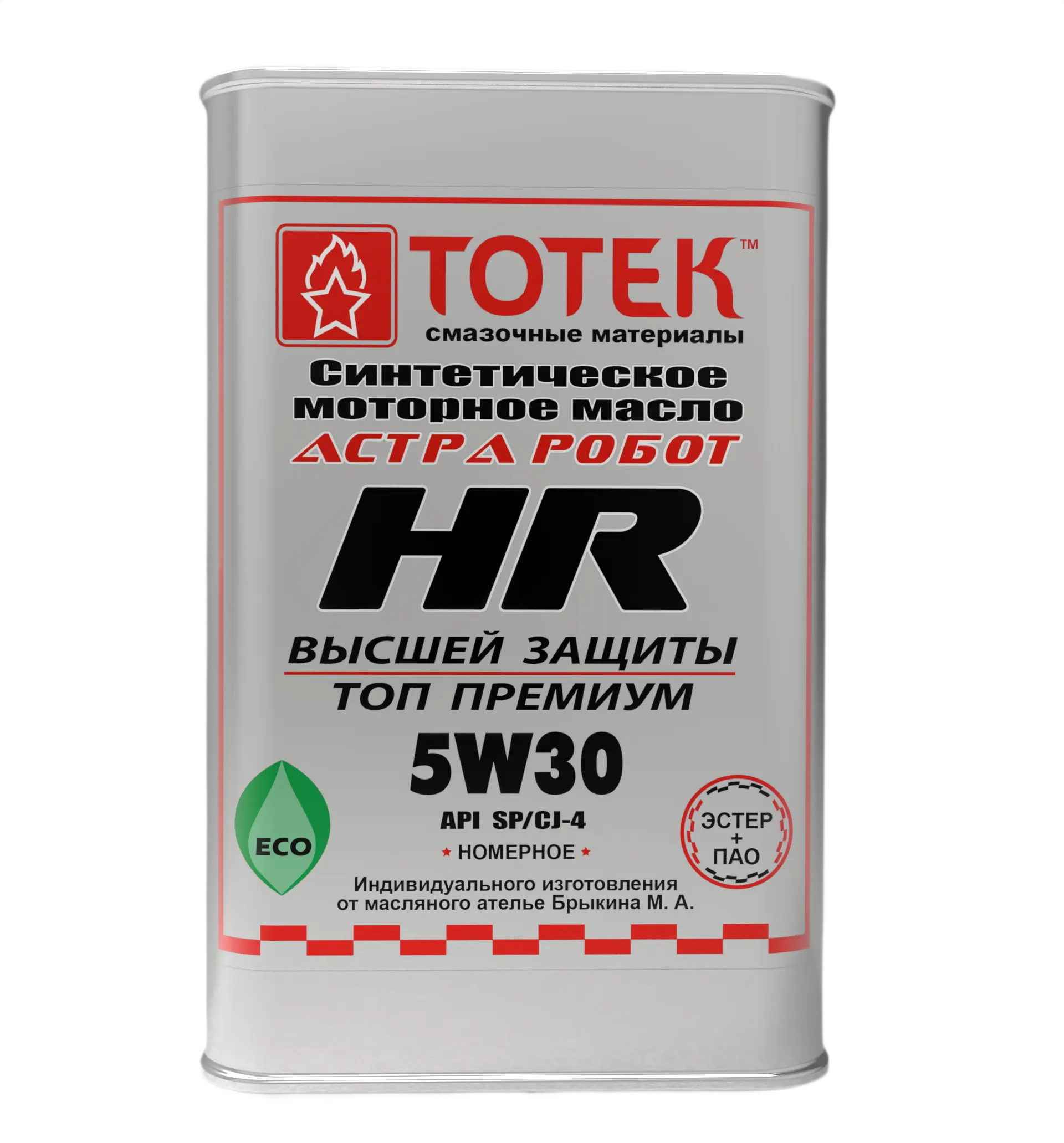 ТОТЕК Астра Робот HR 5W30.316 ТОТЕК HR SAE 5W30 — изображение 1